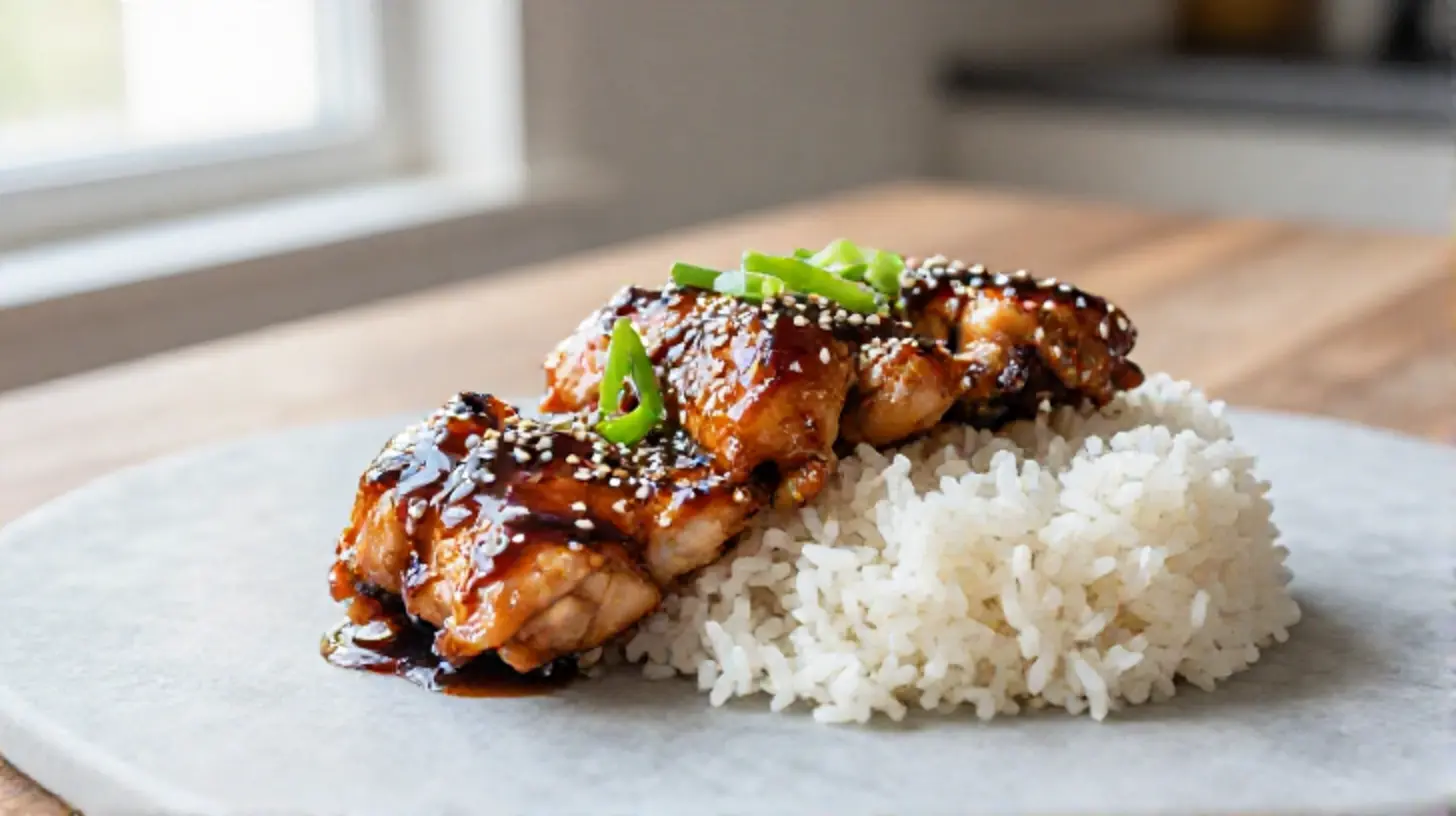 A visually stunning plate of Gordon Ramsay's chicken pilaf recipe, brimming with flavorful chicken, aromatic spices, and fluffy rice.