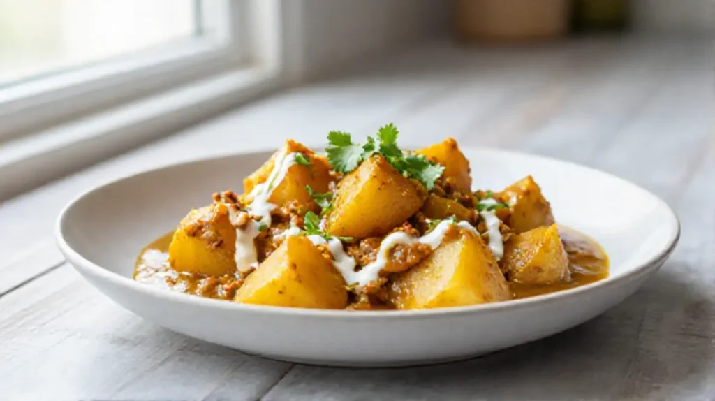 A visually stunning plate of Gordon Ramsay's chicken pilaf recipe, brimming with flavorful chicken, aromatic spices, and fluffy rice.