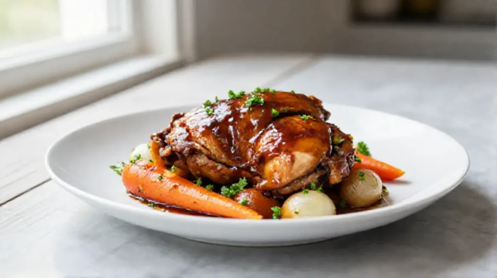 A visually stunning plate of Gordon Ramsay's chicken pilaf recipe, brimming with flavorful chicken, aromatic spices, and fluffy rice.