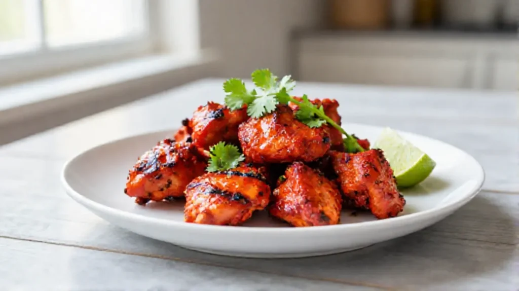 A visually stunning plate of Gordon Ramsay's chicken pilaf recipe, brimming with flavorful chicken, aromatic spices, and fluffy rice.